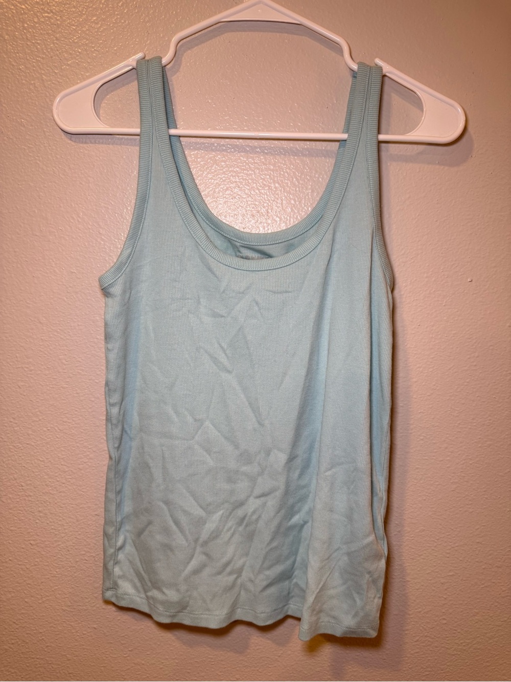 Old Navy Pale Blue Scoop Neck Tank Top